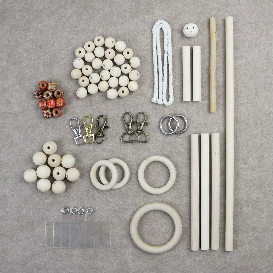 Набор макраме для ручного вязания украшений и аксессуаров для дома 10в1 для рукоделия и творчества Каменец-Подольский - изображение 4