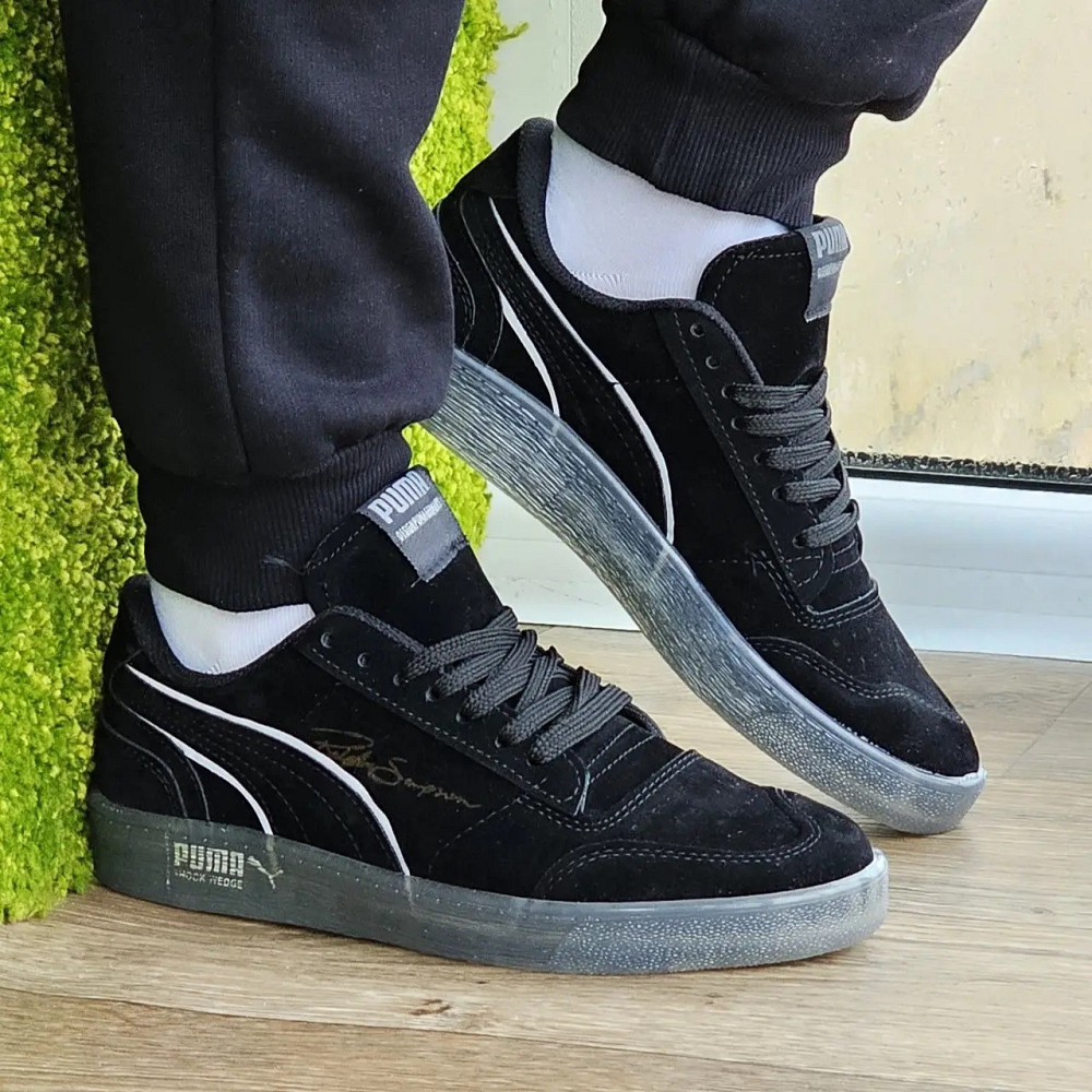 Кросівки Чоловічі Puma Чорні Замшеві Пума (розміри: 40,41,42,43,44) - 37-1 Дніпро - фото 2