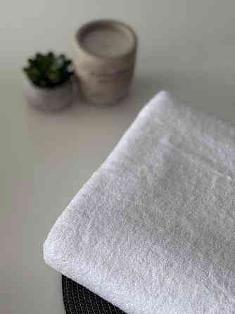Комплект махровых полотенец Ideal Textile 2 шт (50х90см + 70х140см) белый 550 г/м2 Черновцы