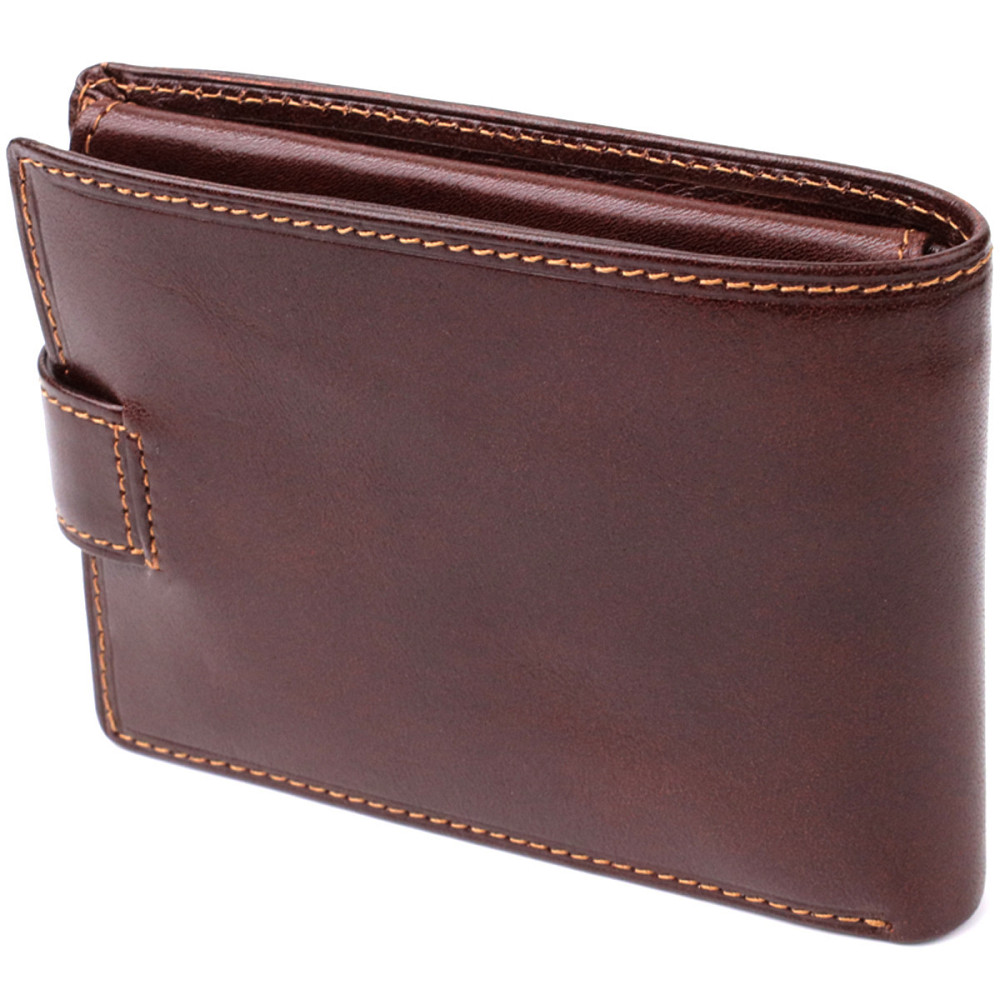 Чоловічий гаманець з гладкої натуральної шкіри Tony Perotti 20852_1 (396A-Q moro) Коричневий Київ - фото 2
