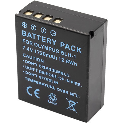 Аккумулятор к фото/видео PowerPlant Olympus BLH-1 1720mAh (декодирован) (CB970339) Винница - изображение 1