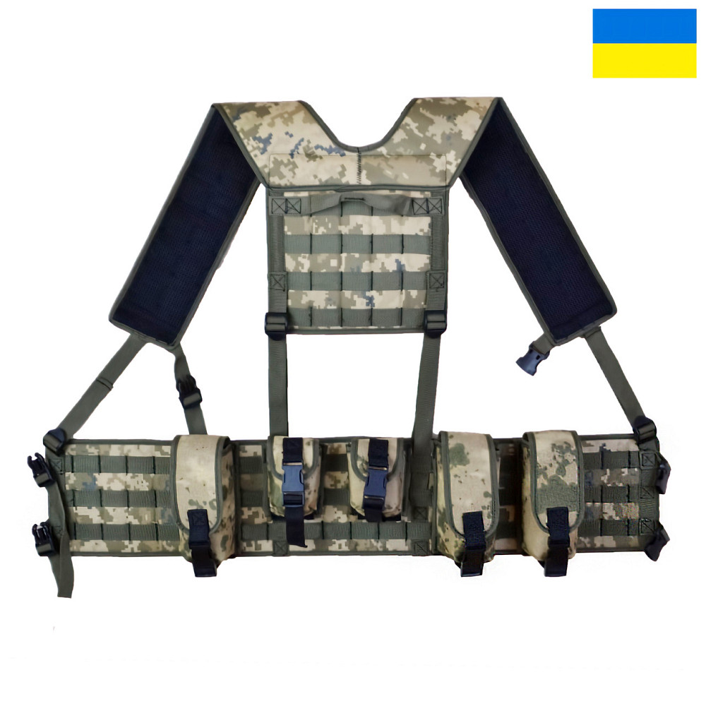 Розвантажувальна система без півсумків РПС Розвантаження тактичний розвантажувальний ремінь molle з  Днепр - изображение 1