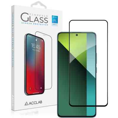 Стекло защитное ACCLAB Full Glue Xiaomi Redmi Note 13 Pro 5G Black (1283126583803) Винница