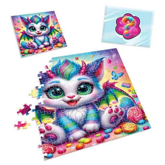 Дитячі пазли з сюрпризом "Кольоровий дракончик" VT8030-05, 180 деталей Вінниця