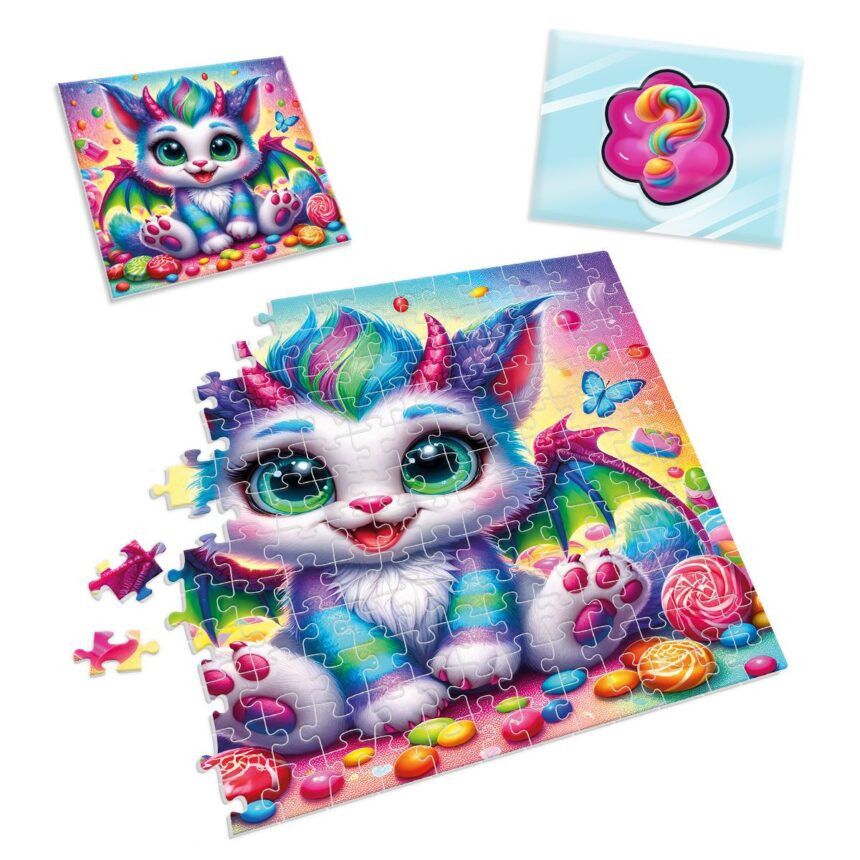 Дитячі пазли з сюрпризом "Кольоровий дракончик" VT8030-05, 180 деталей Вінниця - фото 3