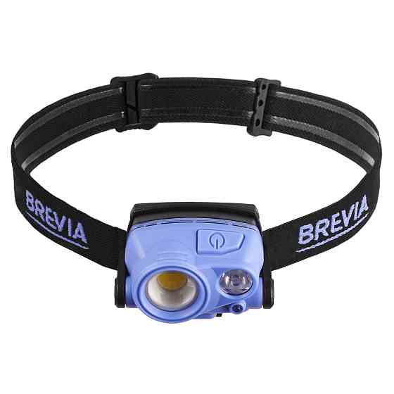 Ліхтар налобний Brevia 400Lm+200Lm, 3W+3W COB, 1200mAh Львів