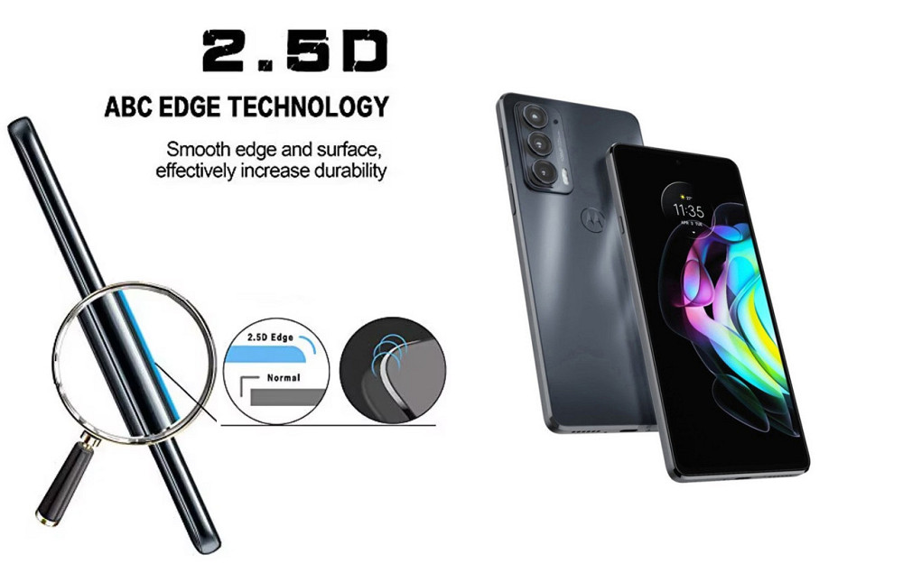 Защитное стекло ArmorGlass для Motorola Edge 20 Pro – устойчивое к царапинам и ударам Киев - изображение 2