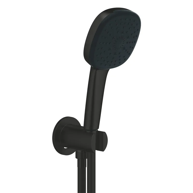 Душовий набір з настінним ручним душем Grohe Tempesta Cube 110 3 режими, чорний матовий (269102433) Київ - фото 1