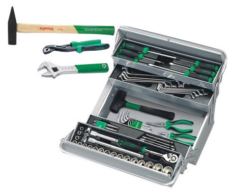 Переносний ящик з інструментом TOPTUL (5 секцій) 65 од. 1/2" GCAZ0003 Одеса - фото 1