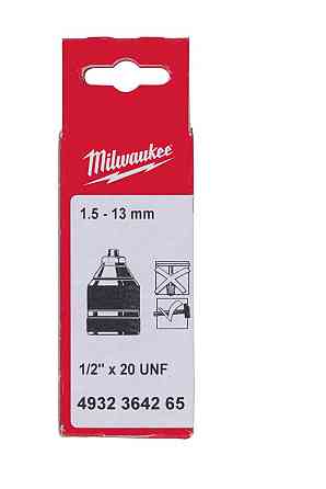 Патрон безключовий промисловий MILWAUKEE 1,5-13 1/2"х20 Одеса