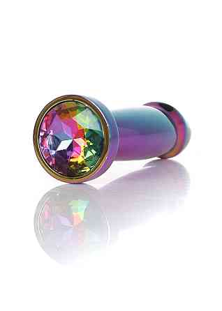 Анальная металлическая лопатка Plug-Jewellery Multicolour Penis PLUG- Clear S Sex Aura Киев