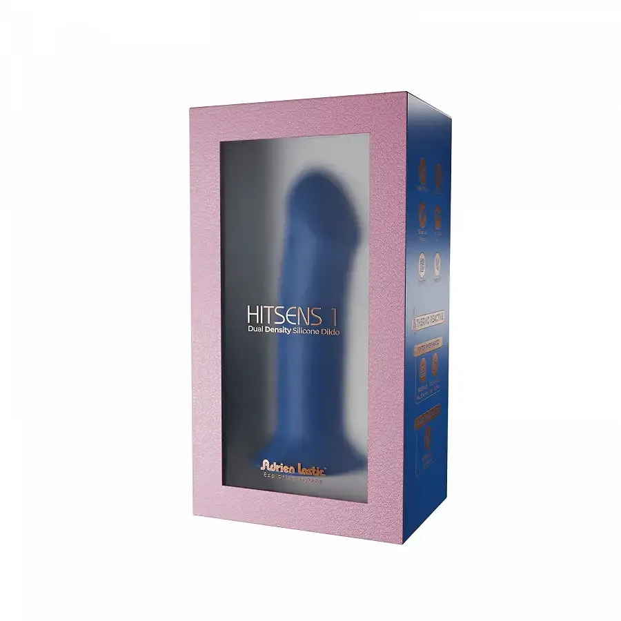 Дилдо Adrien Lastic Hitsens 1 - 7 inch Blue Львів - фото 2