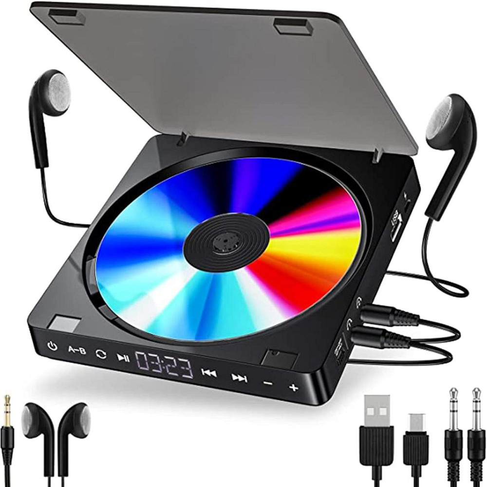 Аудіосистема Greadio KC-806 CD-плеер з пультом, світлодіодним екраном, FM-радіо, AUX/USB, HiFi-динаміком з Німеччини Дніпро - фото 7