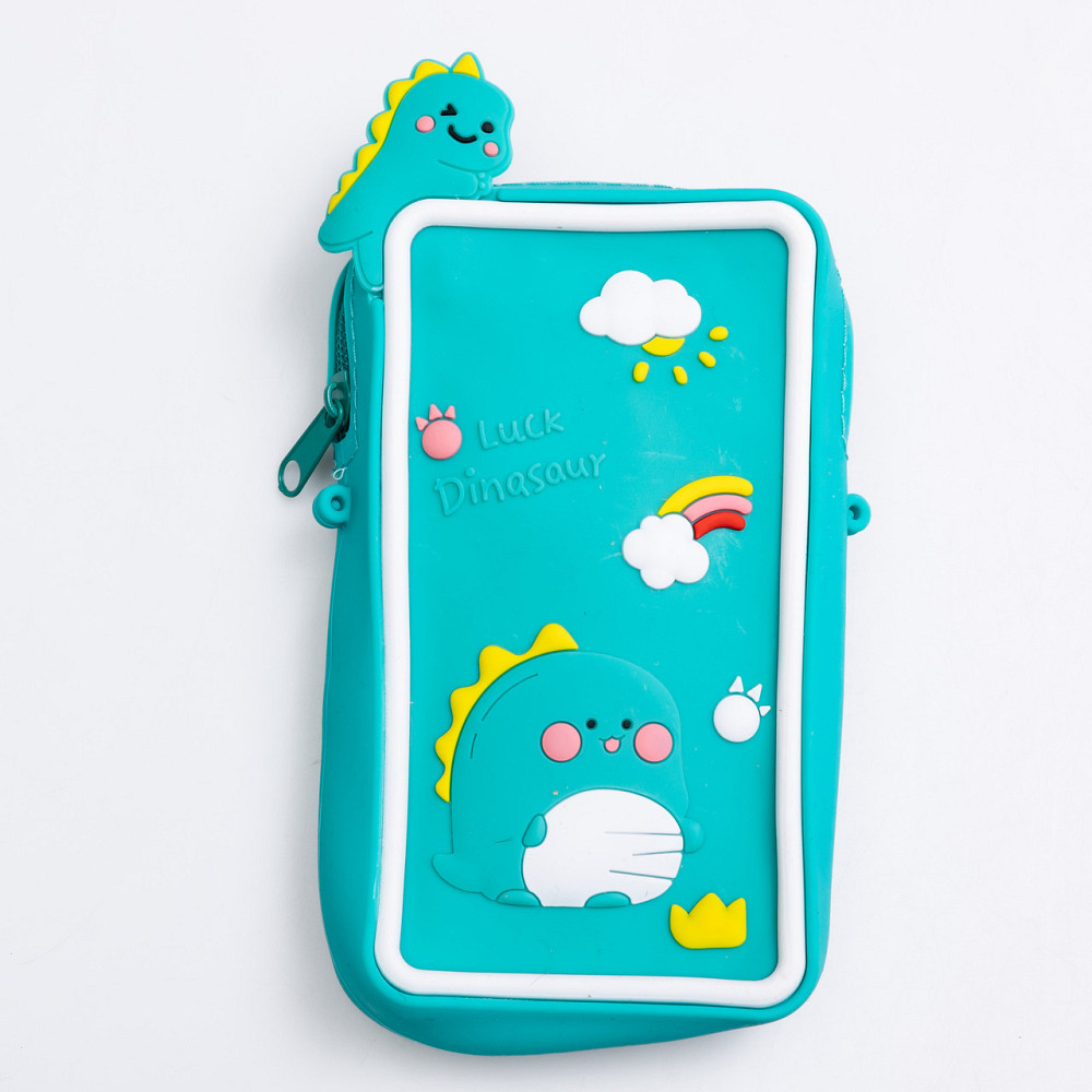 Yiwu Дитяча силіконова сумочка-гаманець 17*10*3 см Бірюзовий HP-55-20GR Коломия - фото 2