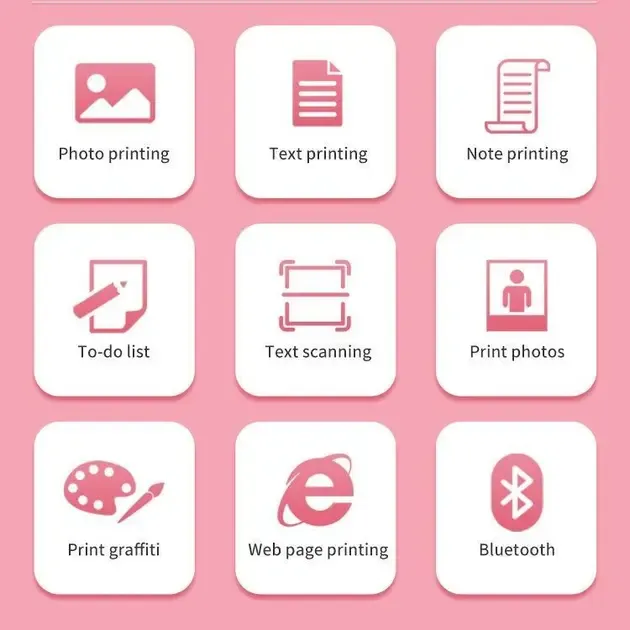 Портативный мини-принтер Bluetooth Mini Printer D7 Коломыя - изображение 4