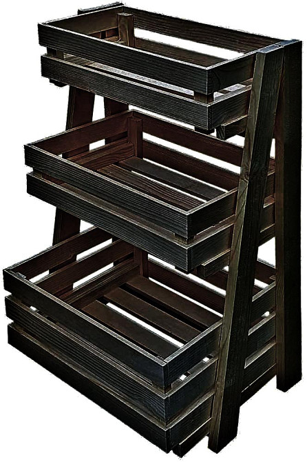 Стелаж для овочів і фруктів "Скорінта" мокко Миколаїв - фото 1