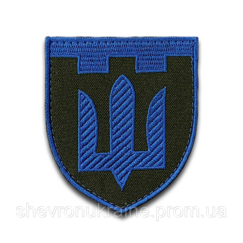 Шеврон ТРО ВСУ (Форма щит. На липучке) Размер 8x7см Киев - изображение 5