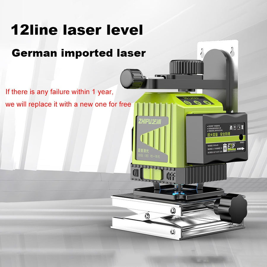 4D лазерний рівень лазерний нівелір рівень лазерний 16-лінійний лазерний рівень самовирівнюється 360 градусів горизонтальний Київ - фото 1