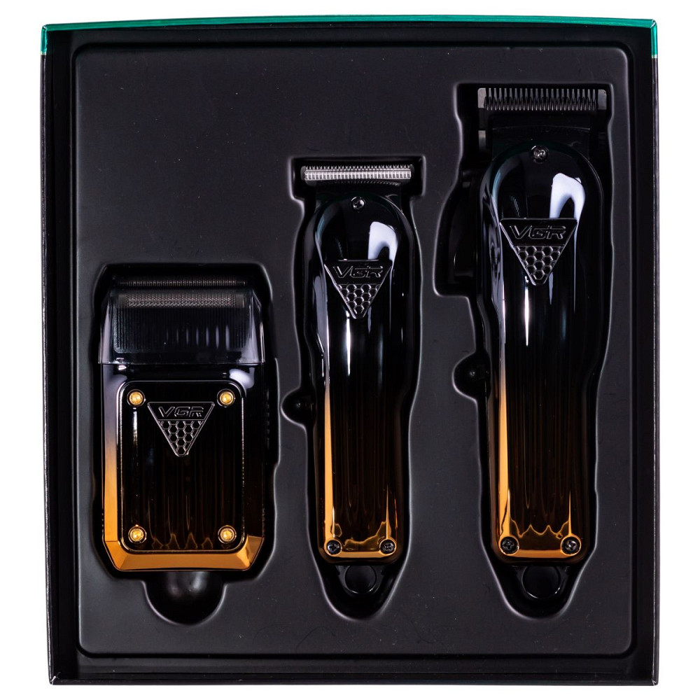 Набір для стрижки акумуляторна машинка, тример і шейвер VGR HP-V-644 Коломыя - изображение 2
