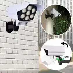 Уличный фонарь на солнечной батареи в виде камеры CL877A 180W муляж камеры с пультом и датчиком движения GS-0877 Коломия - фото 1