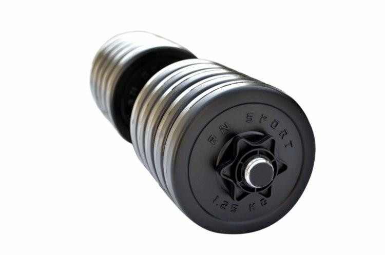 Гантель наборная Одна Long на 13 кг с ABS покрытием Гантели, гири, штанги и диски композитные Киев - изображение 2