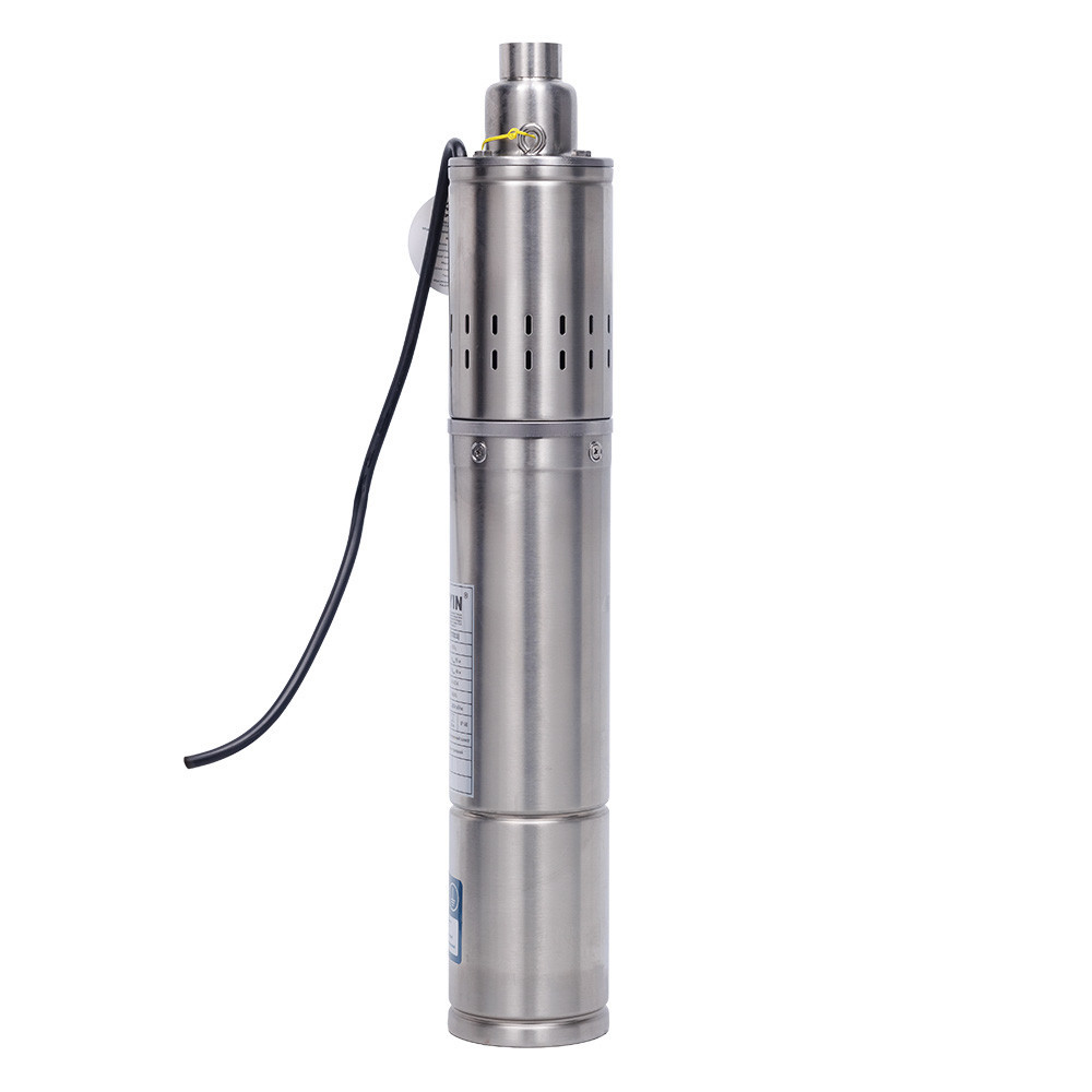 Насос шнековый скважинный 0.37кВт H 95 (48)м Q 30(20)л/мин Ø96мм (нерж) DONGYIN 4QGD1.2-50-0.37 (777211) Ровно - изображение 4