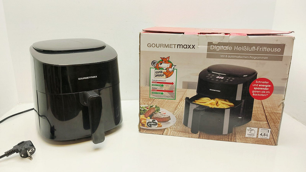 Аерофритюрниця Gourmetmaxx AF9001TH-GS (Б клас) Луцк - изображение 2