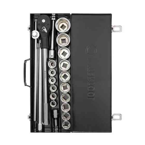 Набір інструментів INTERTOOL 3/4 ", 21од., Cr-V STORM - Комплект для важких навантажень Львів