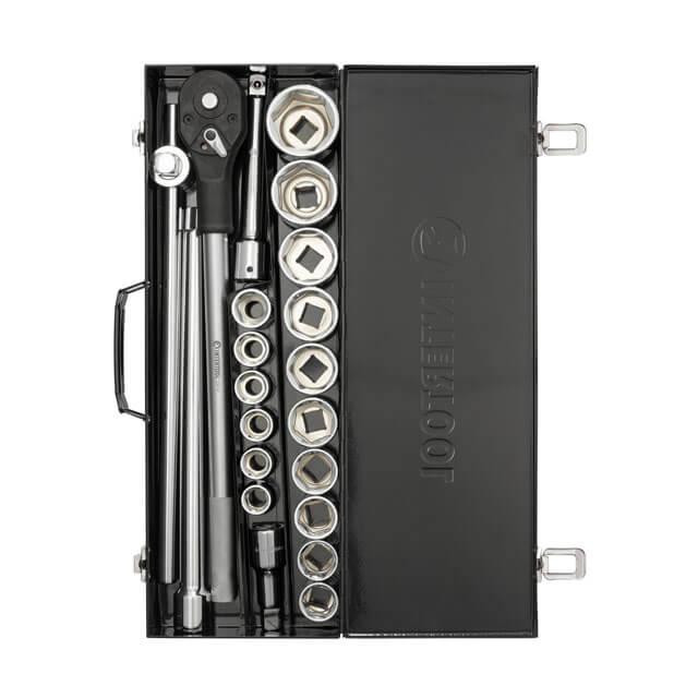 Набір інструментів INTERTOOL 3/4 ", 21од., Cr-V STORM - Комплект для важких навантажень Львів - фото 6