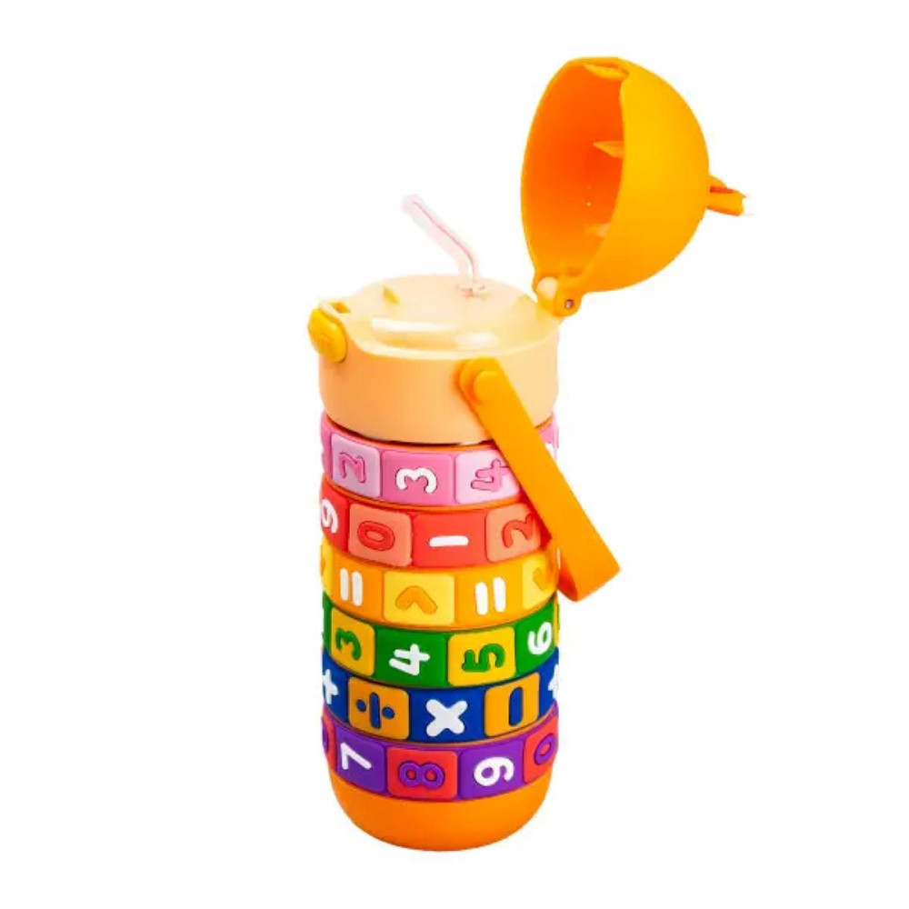 Happy Life Термос дитячий інтерактивний 430 мл з цифрами Помаранчевий HP17305O Коломыя - изображение 3