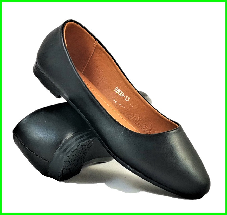 Женские Балетки Черные Мокасины Туфли (размеры: 36,37,38,39,40) - 00-13 Днепр - изображение 7