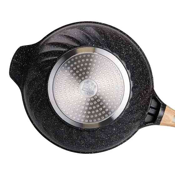 MGC Алюмінієва сковорода 5,8 л, мармурове антипригарне покриття, Ø 32 см, з лопаткою для пригот Коломыя