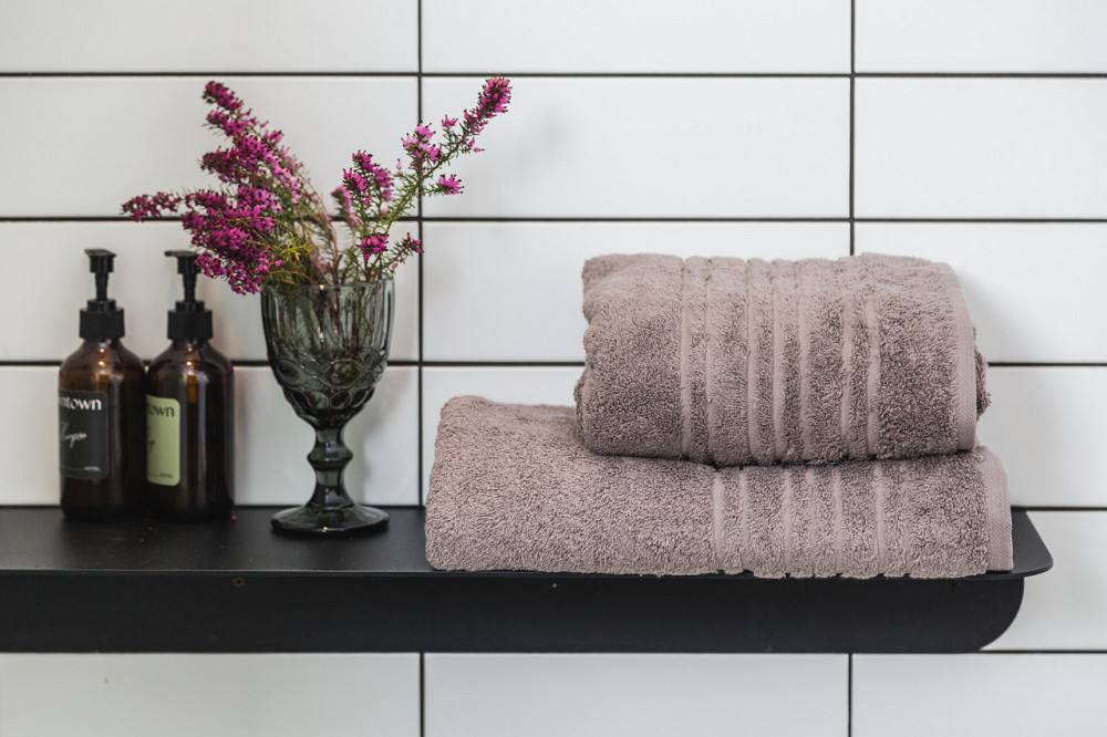 Ecotton Рушник махровий Ecotton 50х90 см високої щільності 550 г/м² коричневий Cappucino 1 шт. Коломия - фото 1