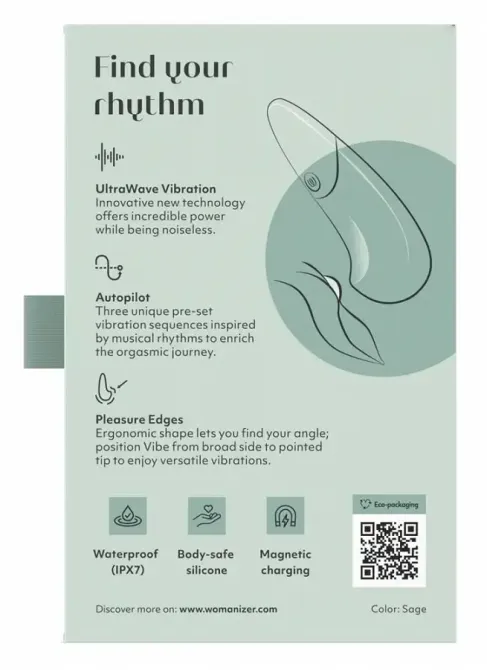Вібратор Womanizer Vibe Sage Львів - фото 10