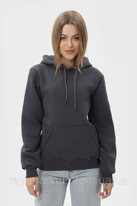 Набор женский худи утепленное 2шт RAY BASIC Голубой /Темно-серый (U0401W-Sky Blue-Dark Grey) XXL Киев - изображение 2
