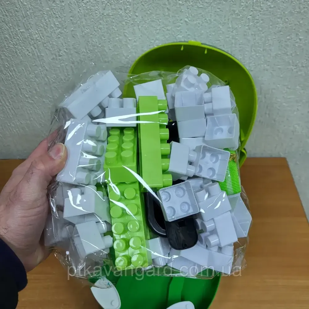 Чемодан с конструктором 56 деталей с фигуркой Халка, кейс для хранения деталей Хмельницкий - изображение 4