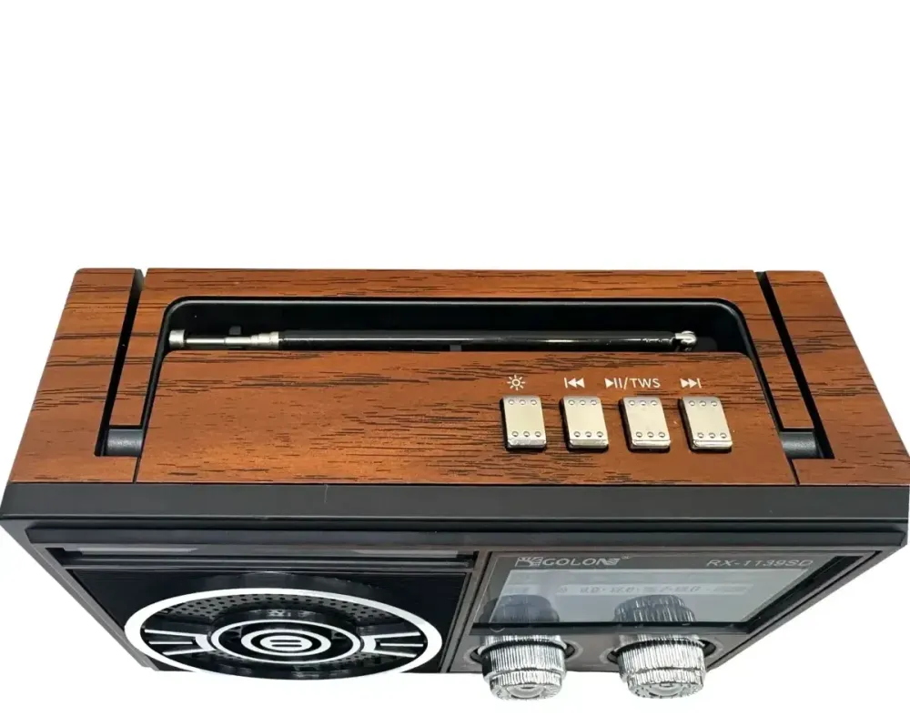 Радиоприемник Golon RX-1139SD Bluetooth Solar с фонариком, USB, microSD, AM/FM/SW, аккумуляторный Одесса - изображение 6