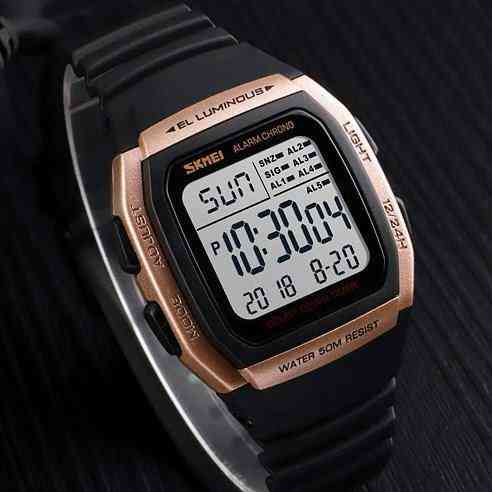 Мужские спортивные часы Skmei 1278 Розовое золото Винница