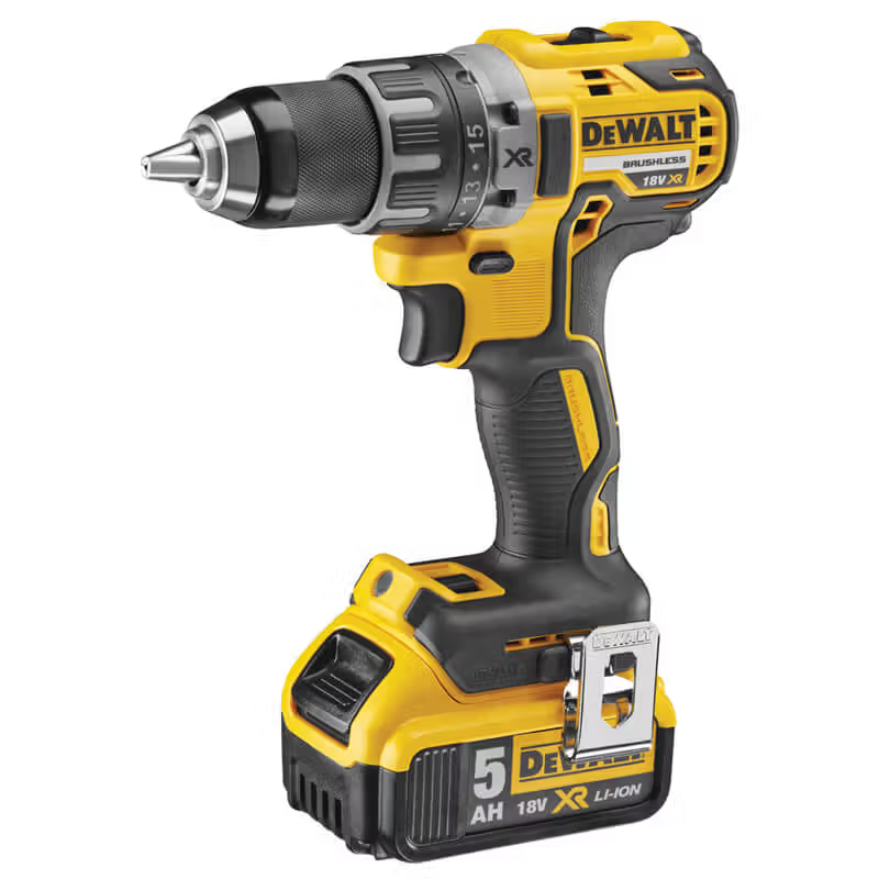 Дриль-шурупокрут акумуляторний безщітковий DeWALT DCD791P2 (з АКБ 2 шт-18V 5Ah)  (DCD791P2) Київ - фото 2