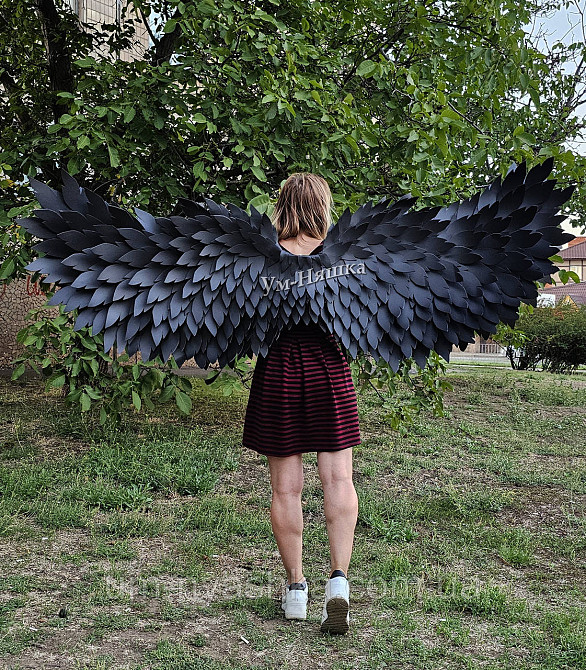 Чорні гнучкі великі крила дорослі Кривий Ріг - фото 2