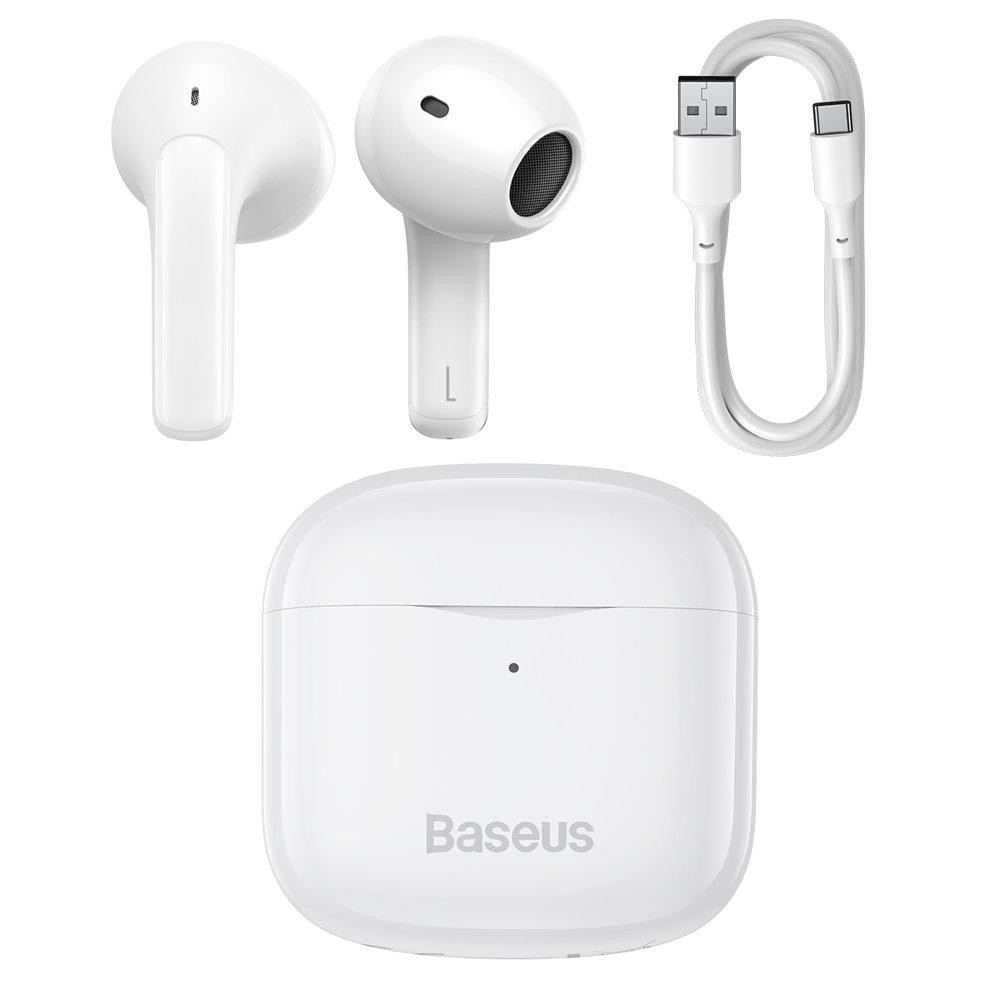 Беспроводные Bluetooth наушники Baseus Bowie E3 TWS со встроенным микрофоном NGTW080002 (Белые) Николаев - изображение 6