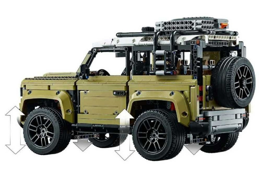 Конструктор машинки Technic Land Rover Defenderр 2573 детализ масштабное 1:10 Ленд Ровер Дефендер Киев - изображение 3