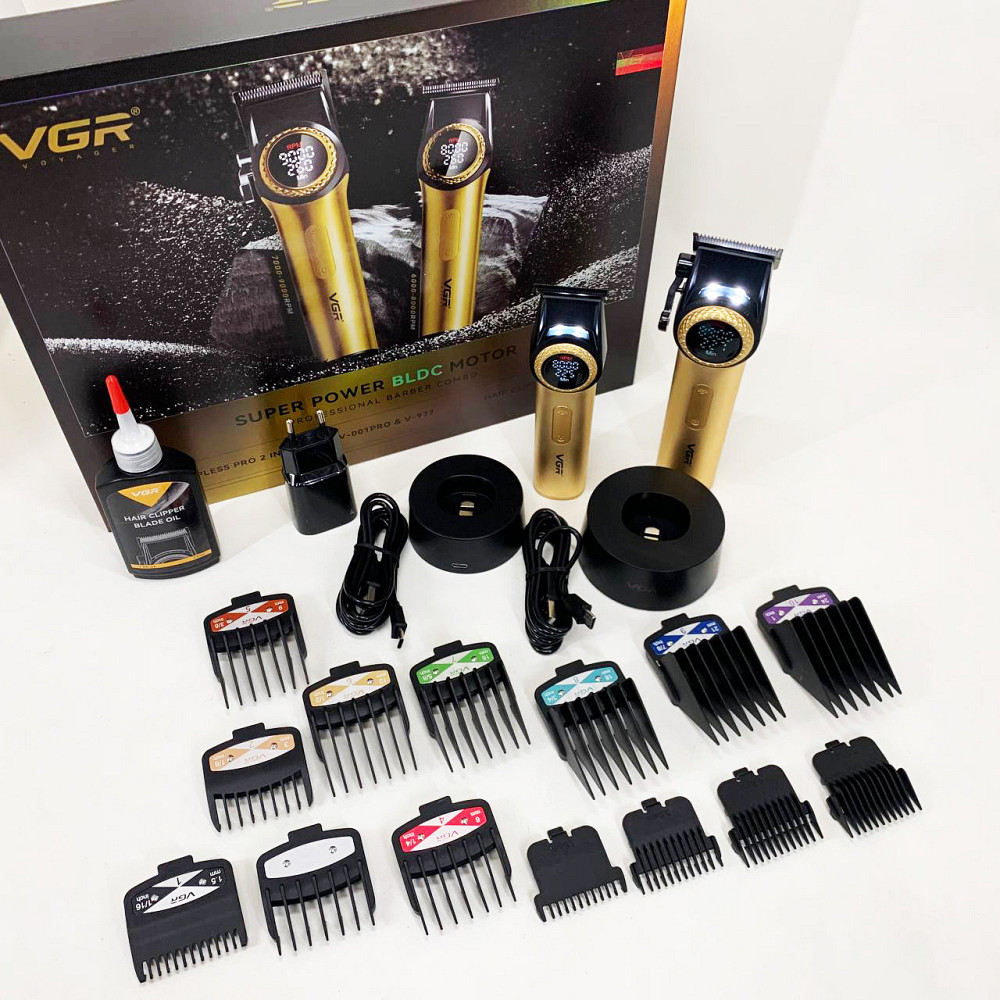 Профессиональная окантовочная машинка для стрижки волос VGR, Электрическая машинка для стрижки бытовая BJ-17 Львов - изображение 17
