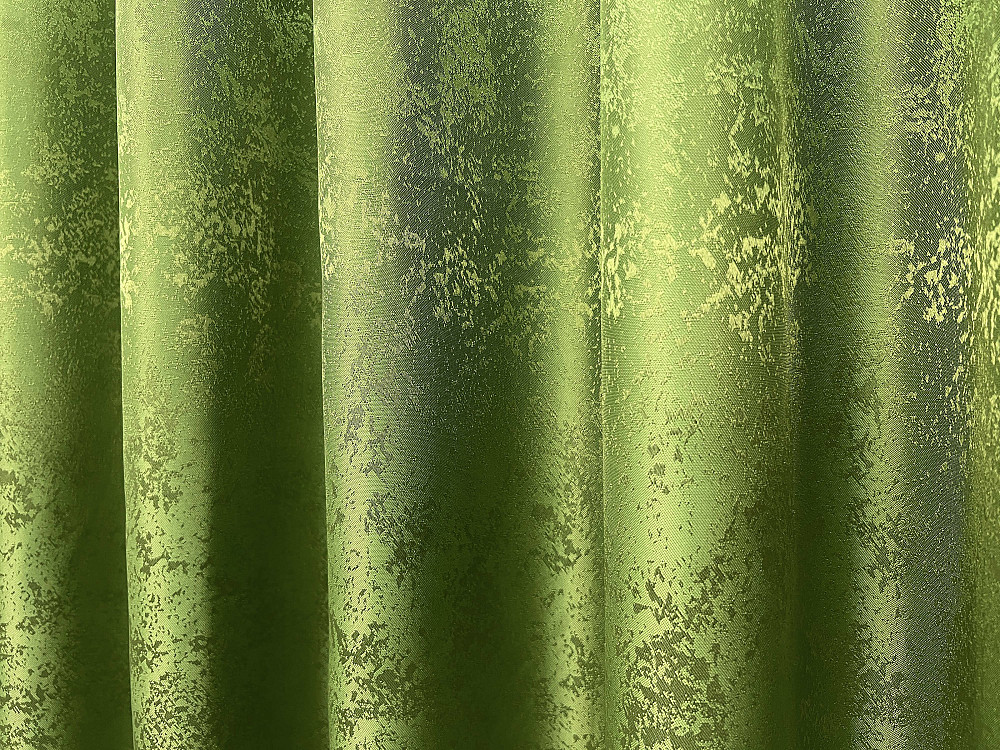 Комплект штор VR-Textil Жакард Мрамор Al1 № 1907ш 130х170 см 2 шт Оливковий (35-0423) Київ - фото 7