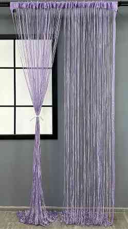 Шторы-нити Rovi Premium с люрексом Сиреневый 300х300см 1 шт (61-111) Киев