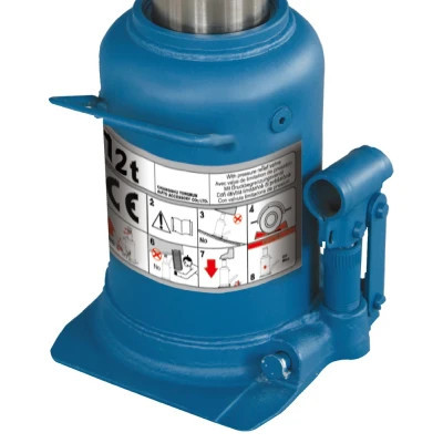 Домкрат GTM гидравлический бутылочный 12т (240-590мм) двухштоковый (TH812001) Винница - изображение 3