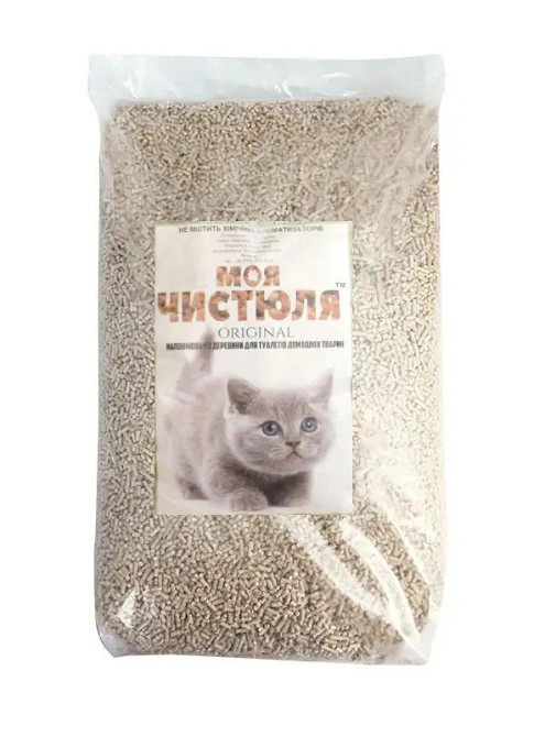 Дерев'яний наповнювач "Моя чистюля" 6 кг Вінниця - фото 1