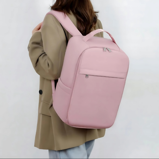 Рюкзак міський для подорожей дорожній вологовідштовхувальний 40х20х25 см,матеріал Oxford, рожевий Кам'янець-Подільський