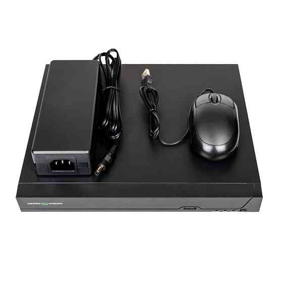 IP відеореєстратор 10-канальний 8MP NVR GreenVision GV-N-S024/08 (8POE) (Lite) Київ