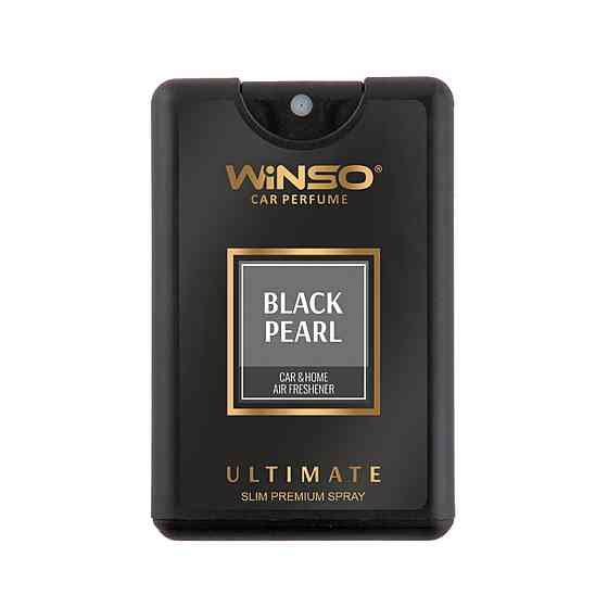 Освежитель воздуха WINSO ULTIMATE Slim Sprey спрей 18мл - Black Pearl Київ